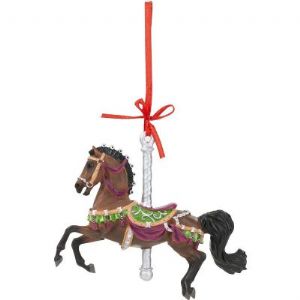 Browse Herald Carousel Christmas Ornament